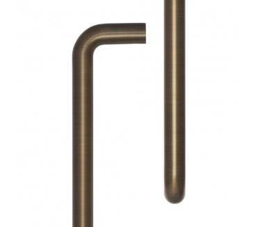 CRES GRADE 316 CRES3002 - D Pull Handle - Face Fix - 425mm - Antique Brass PVD