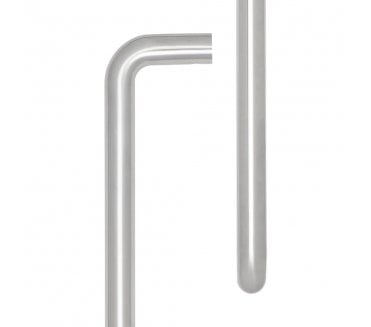 CRES GRADE 316 CRES3002 - D Pull Handle - Face Fix - 425mm - Satin Stainless Steel