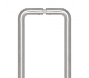 CRES GRADE 316 CRES3002 - D Pull Handles - Back To Back - 425mm - Satin Stainless Steel