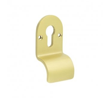 CRES GRADE 316 Cylinder Pull - Face Fixed - Satin Brass PVD
