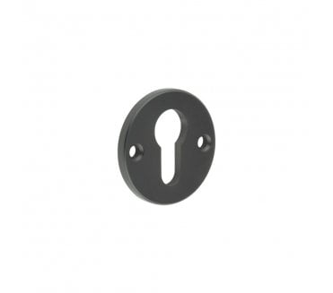 CRES GRADE 316 Euro Escutcheon - Face Fixed - Matt Black PVD