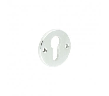 CRES GRADE 316 Euro Escutcheon - Face Fixed - Satin Stainless Steel