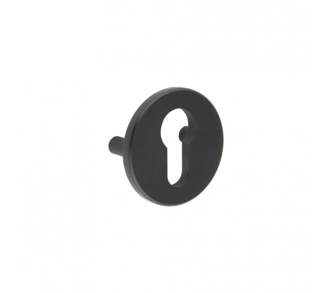 CRES GRADE 316 Euro Escutcheon - Lug Fixed - Matt Black PVD