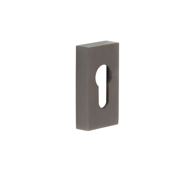 CRES GRADE 316 Rectangular Euro Profile Escutcheon - Dark Bronze PVD