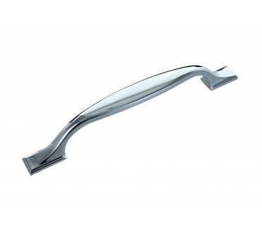 Crofts & Assinder Mazak Marlborough Cabinet Pull 128mm- Polished Nickel