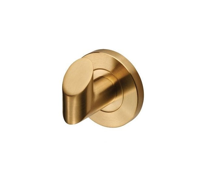 DeL'eau LX03 Stainless Steel Robe Hook - Satin PVD Brass