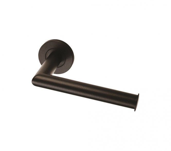 DeL'eau LX07 Stainless Steel Toilet Roll Holder - Matt Black