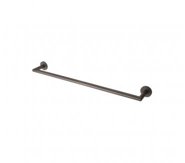 DeL'eau LX22 Stainless Steel Single Towel Rail 650mm - Matt Black