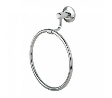 DeL'eau Tempo LW05 Towel Ring - Polished Chrome