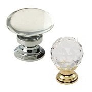 Glass and Crystal Cabinet Hardware