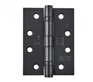 Eclipse 14112 Grade 11 Ball Bearing Butt Hinges (Pair) - 102x76mm - Matt Black