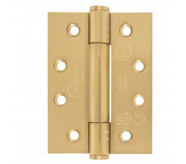Eclipse 14329SBP Grade 14 Polymer Bearing Hinges (Pair) - 102x76mm - Satin Brass