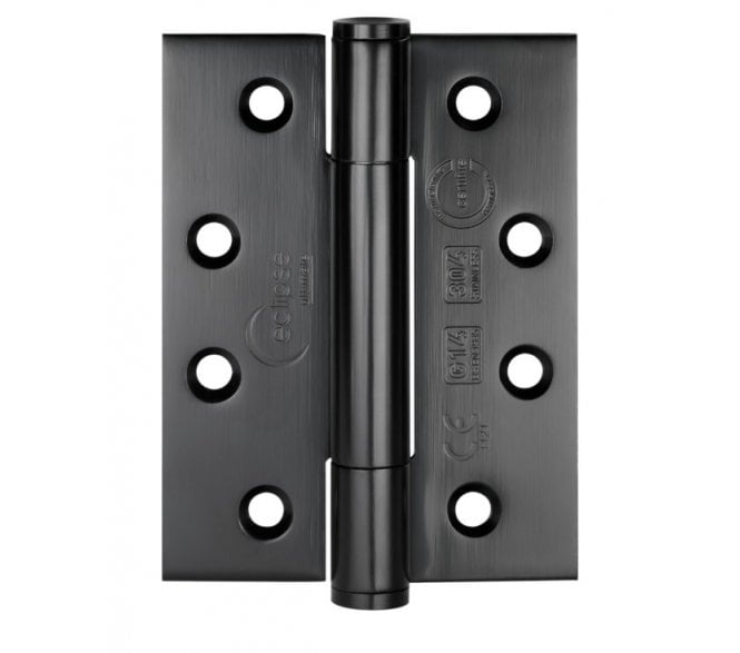 Eclipse 14331 Grade 14 Polymer Bearing Hinges (Pair) - 102x76mm - Matt Black