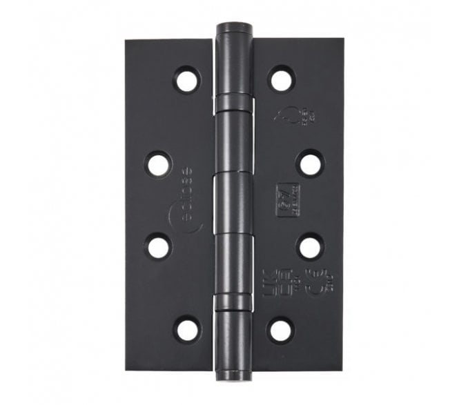 Eclipse 14345 Grade 7 Slim Knuckle Ball Bearing Hinges (Pair) - 102x67mm - Matt Black