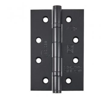 Eclipse 14345 Grade 7 Slim Knuckle Ball Bearing Hinges (Pair) - 102x67mm - Matt Black
