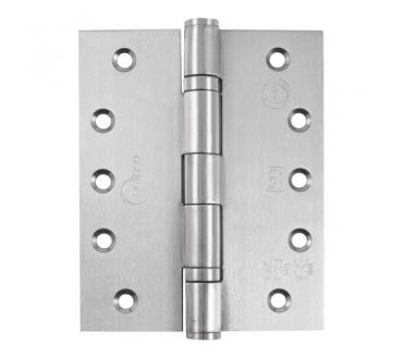 Eclipse 14842 Grade 13 Ball Bearing Butt Hinges (Pair) - 127x102mm - Satin Stainless Steel