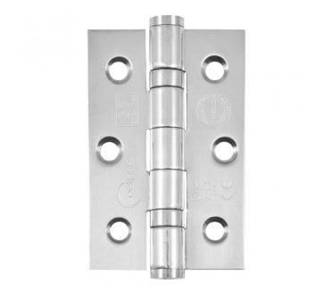 Eclipse 14851 Grade 7 Ball Bearing Butt Hinges (Pair) - 76x51mm - Polished Stainless Steel