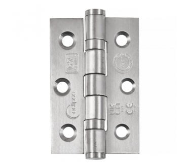 Eclipse 14852 Grade 7 Ball Bearing Butt Hinges (Pair) - 76x51mm - Satin Stainless Steel