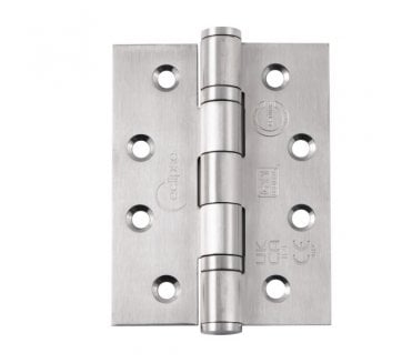 Eclipse 14858 Grade 11 Ball Bearing Butt Hinges (Pair) - 102x76mm - Polished Stainless Steel