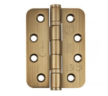 Eclipse 14869MAB Grade 13 Ball Bearing Butt Hinges (Pair) (RADIUS) - 102x76mm - Matt Antique Brass