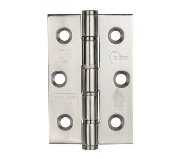 Eclipse 14881 Grade 7 Washered Hinges - 76x51mm - Polished Stainless Steel