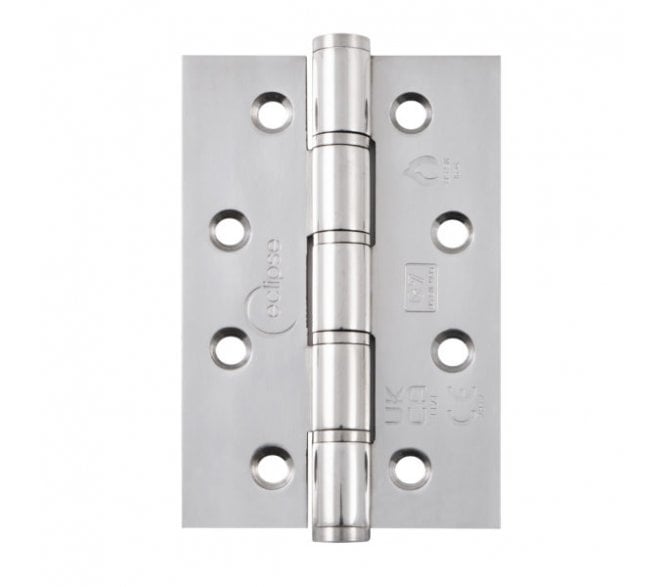 Eclipse 14909 Grade 7 Washered Hinges - 102x67mm - Polished Stainless Steel