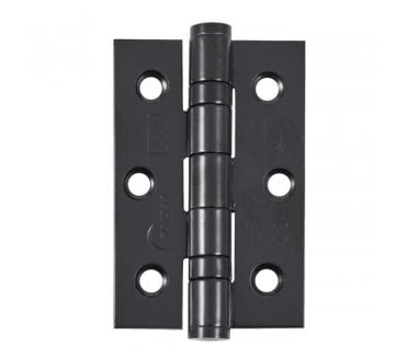 Eclipse 14917 Grade 7 Ball Bearing Butt Hinges (Pair) - 76x51mm - Matt Black