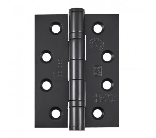 Eclipse 14920 Grade 13 Ball Bearing Butt Hinges (Pair) - 102x76mm - Matt Black