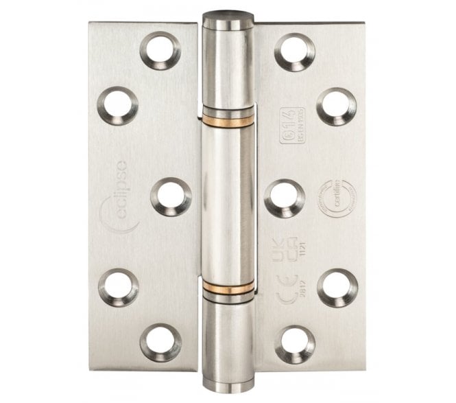 Eclipse 14929 Grade 14 Thrust Bearing Hinges (Pair) - 102x76mm - Satin Stainless Steel