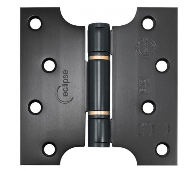 Eclipse 14989BLK Grade 13 Parliament Hinges (Pair) - 102x102mm - Matt Black