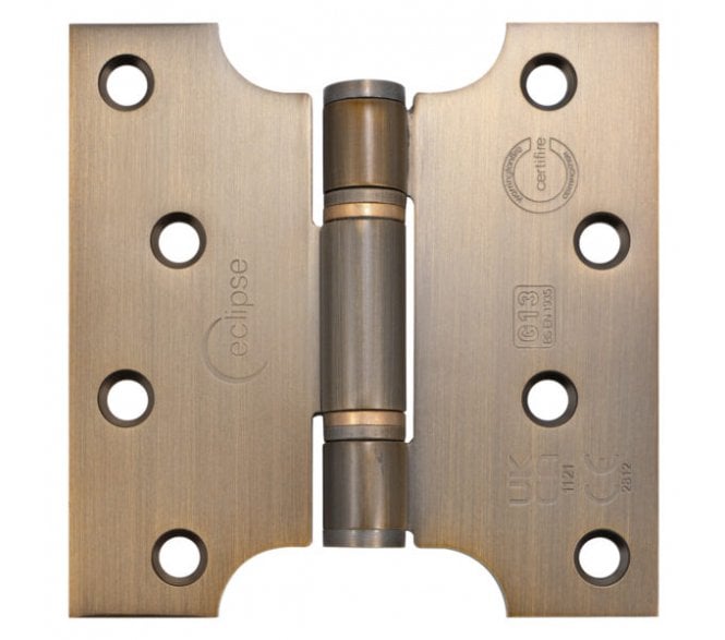 Eclipse 14989MAB Grade 13 Parliament Hinges (Pair) - 102x102mm - Antique Brass