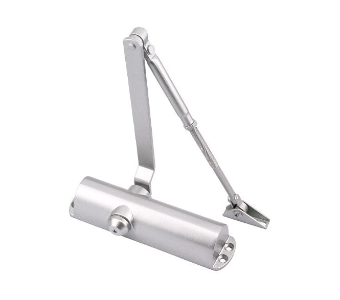 Eclipse 28831 83 Series Adjustable Overhead Door Closer Template - Size 2 - 4 - Silver
