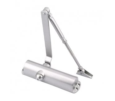Eclipse 28831 83 Series Adjustable Overhead Door Closer Template - Size 2 - 4 - Silver