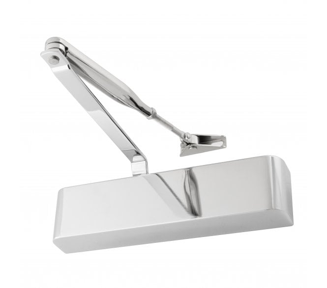 Eclipse 28838 83 Series Adjustable Overhead Door Closer - Size 2 - 4 - Polished Chrome
