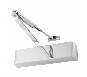 Eclipse 28838 83 Series Adjustable Overhead Door Closer - Size 2 - 4 - Polished Chrome
