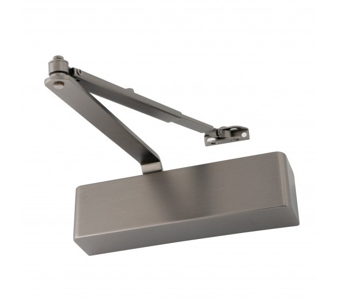 Eclipse 28983 93 Series Adjustable Overhead Door Closer W/Flat Arm - Size 2 - 4 - Dark Bronze