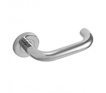 Eclipse 34407 Safety Lever On Round Rose - Polished Stainless Steel
