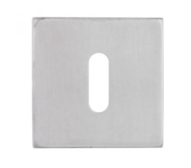 Eclipse 34577 Standard Keyhole Escutcheon (Square) - Satin Stainless Steel