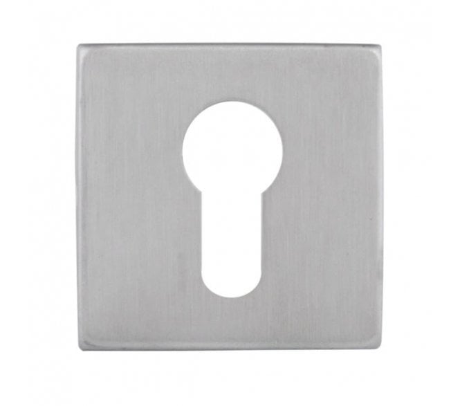 Eclipse 34578 Euro Profile Escutcheon (Square) - Satin Stainless Steel