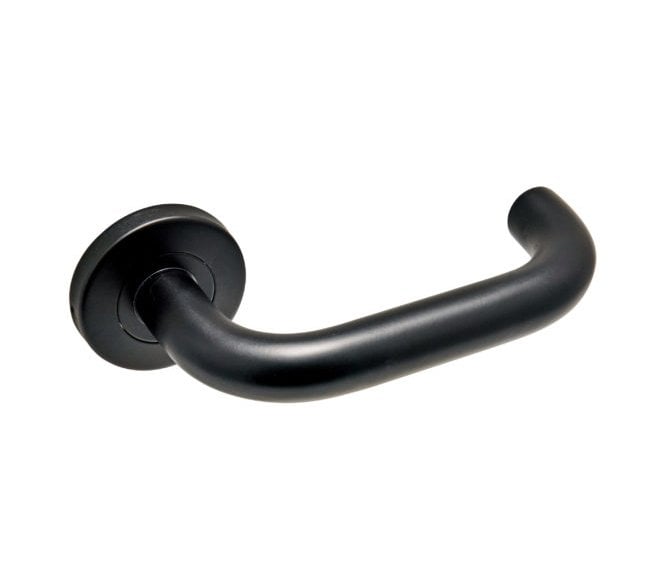 Eclipse 34901 Safety Lever On Round Rose - Matt Black