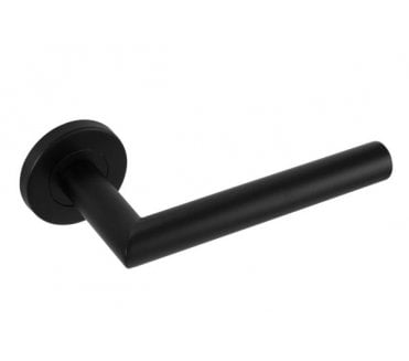 Eclipse 34902 Mitred Lever On Round Rose - Matt Black