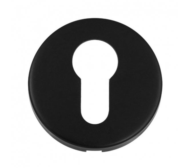 Eclipse 34912 Euro Profile Escutcheon - Matt Black