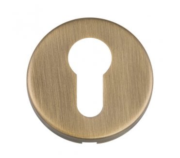 Eclipse 34916 Euro Profile Escutcheon - Matt Antique Brass