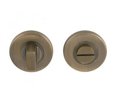 Eclipse 34925 Bathroom Thumbturn & Release Set - Matt Antique Brass