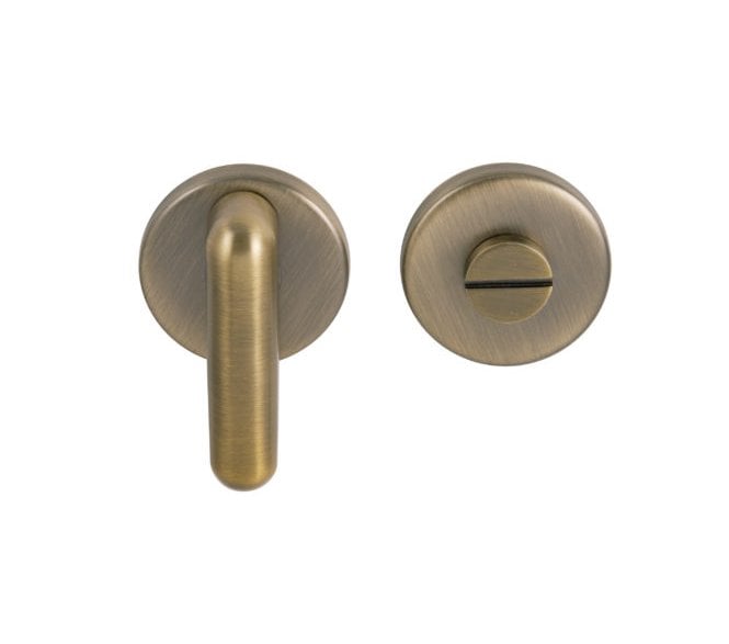 Eclipse 34926 Less-Able Bathroom Thumbturn & Release Set (W/Indicator) - Matt Antique Brass