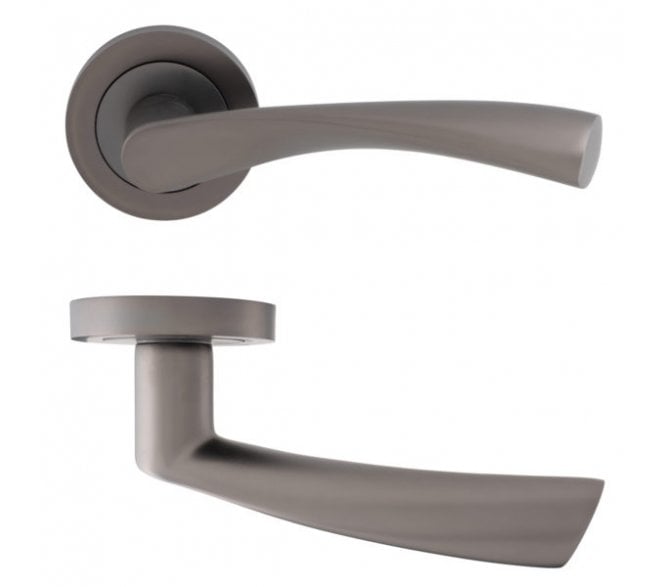 Eclipse 62108 Monza Lever On Round Rose - Dark Bronze