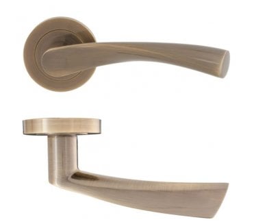 Eclipse 62113 Monza Lever On Round Rose - Antique Brass