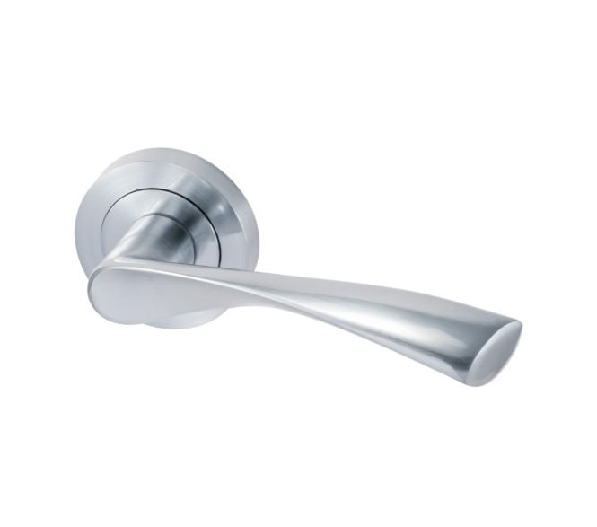 Eclipse 62116 Monza Lever On Round Rose - Satin Chrome