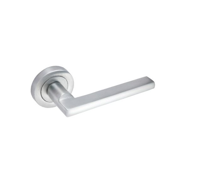 Eclipse 62118 Auriga Lever On Round Rose - Satin Chrome