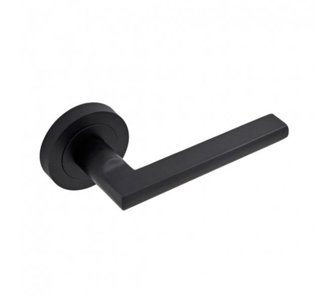 Eclipse 62119 Auriga Lever On Round Rose - Matt Black